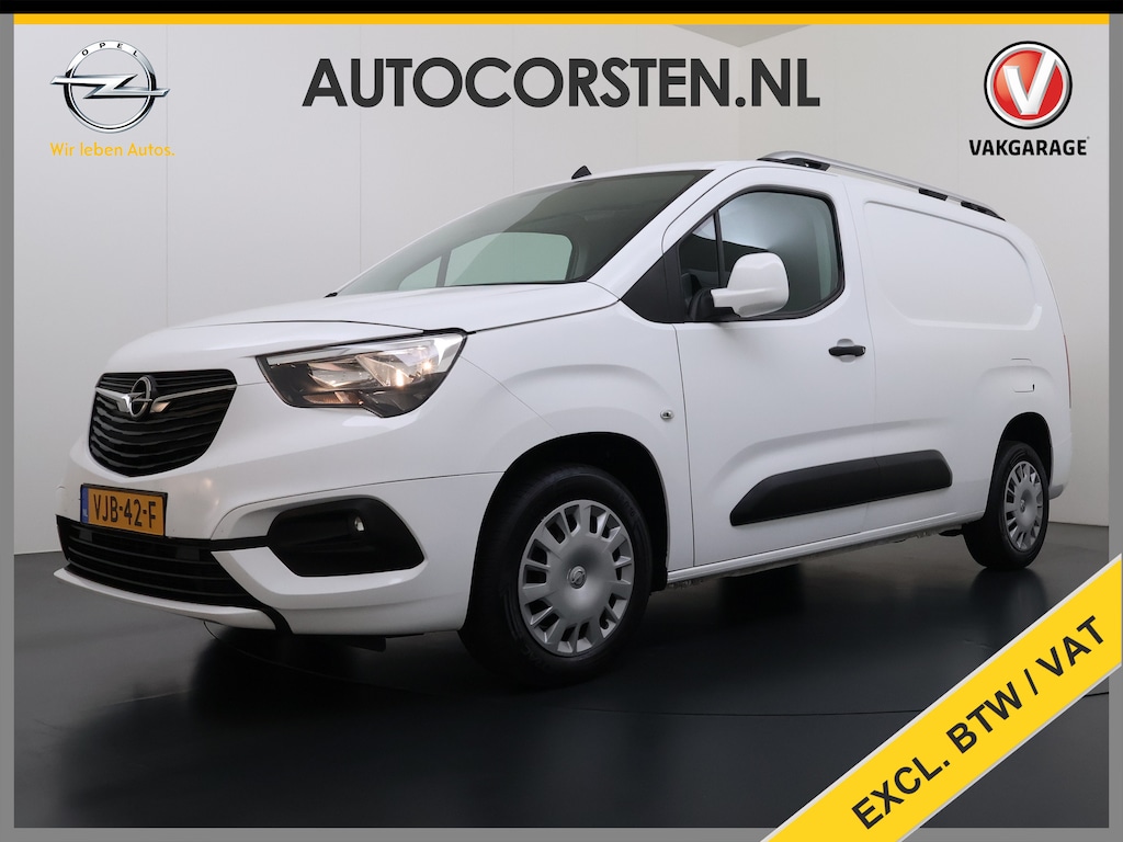 Opel Combo D 131PK L2H1 Navi Camera Trekhaak Euro 6 Dakrails Airco Cruise Control Pdc DAB Edition Schuifdeur Betonplex Vloer Wandbetimmering 1.5D 1.200KG Trekgewicht 1e Eigenaar Zeer compleet!
