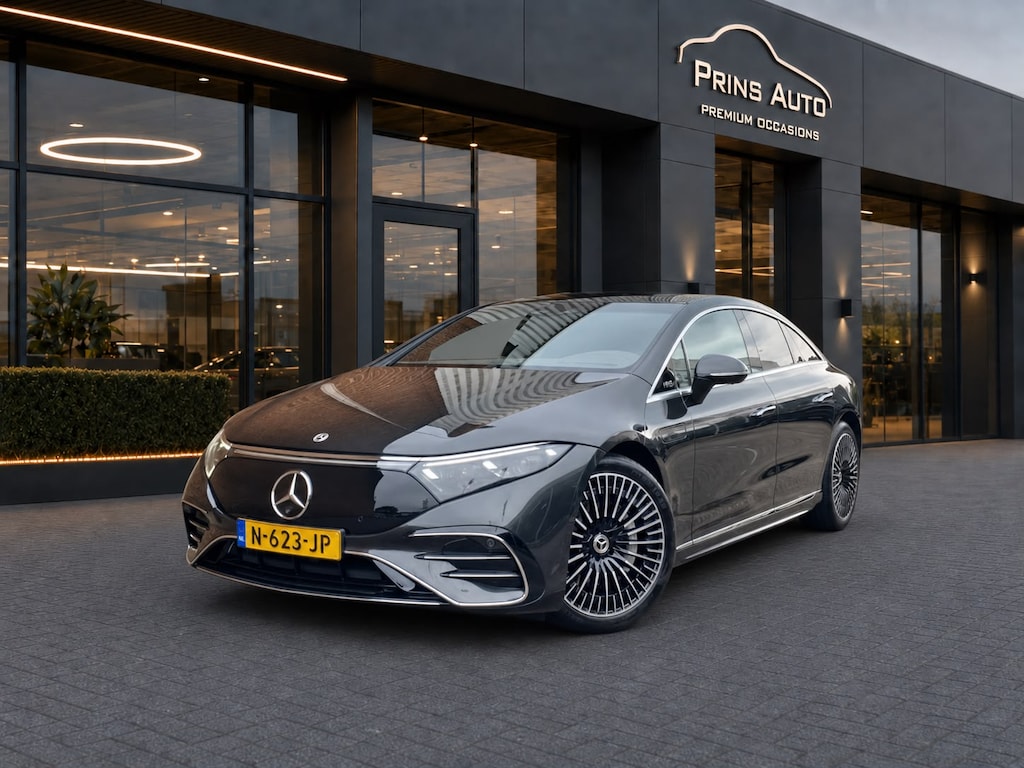 Mercedes-Benz EQS 450+ Edition 1 108 kWh |3 JAAR Mercedes FABRIEKSGARANTIE|4WD|2 DE EIGENAAR|BURMESTER|STOEL.VW\KOELING|HYPERSCREEN|KEYLESS|PANO|ACHTERASBESTURING| 5037 / 188836