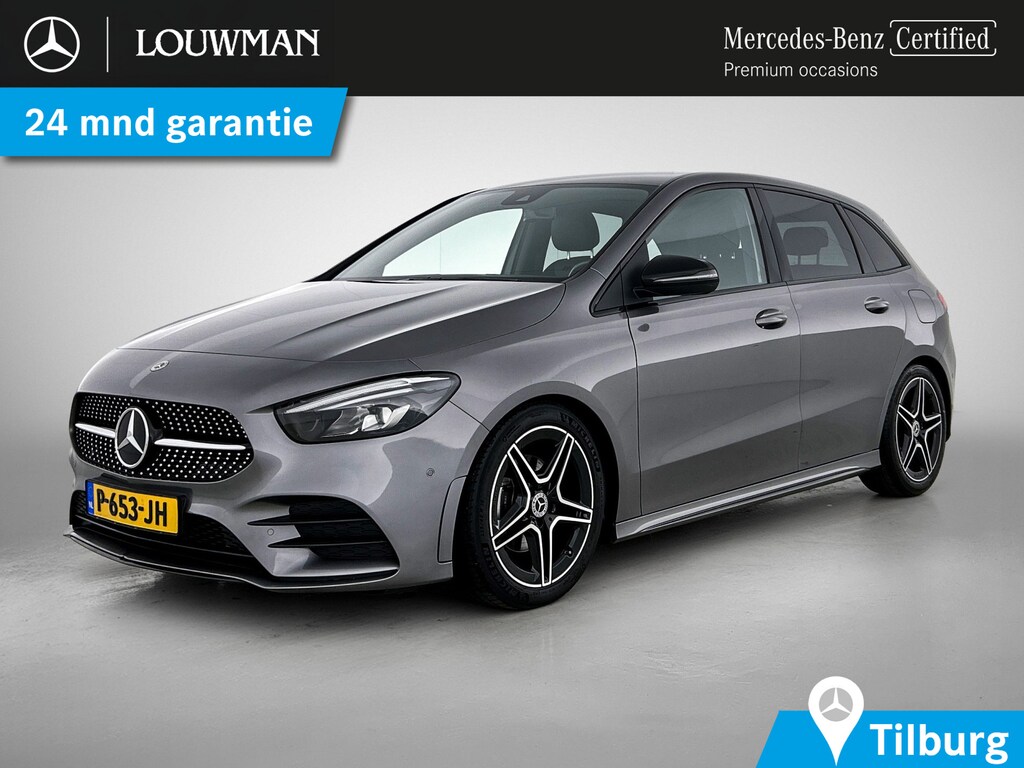 Mercedes-Benz B-klasse 180 Business Solution AMG AMG Line | Night Pakket | Sfeerverlichting | Achteruitrijcamera | Ledkoplampen | Inclusief 24 maanden Mercedes-Benz Certified garantie voor Europa.