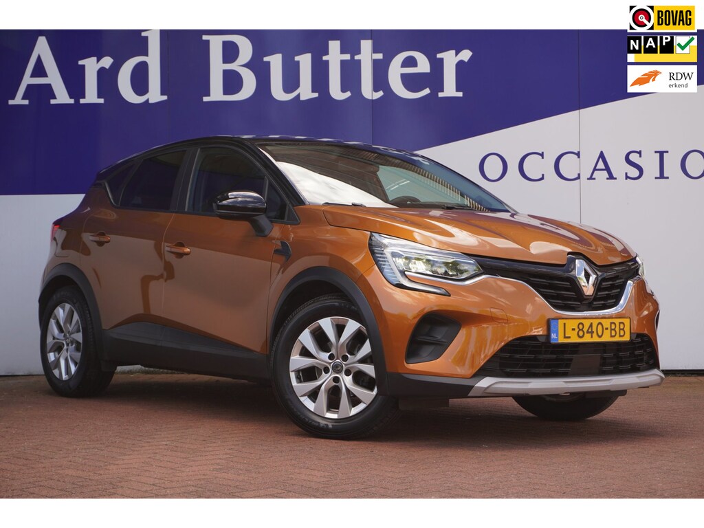 Renault Captur 1.0 TCe 100 Bi-Fuel Business Navi+Led+ecc+17"lmv= ORIG/LPG G3 = SUPER PRIJS+GOEDKOOP RIJDEN !!