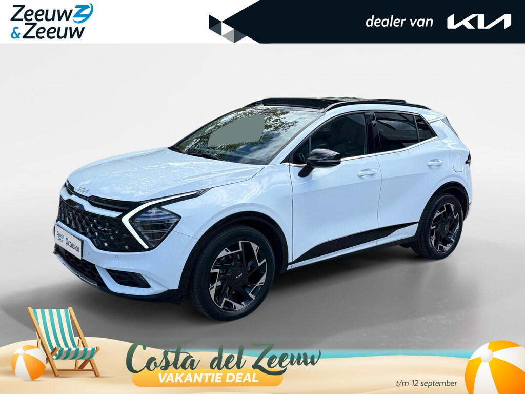 Kia Sportage 1.6 T-GDi Plug-in Hybrid AWD GT-Line Dealer onderhouden| Resterende fabrieksgarantie | Stoelverwarming + stuurverwarming | Schuifkanteldak |