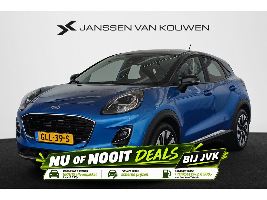 Ford Puma 1.0 EcoBoost Hybrid Titanium Stoel-Stuur-Voorruitverwarming Apple CarPlay