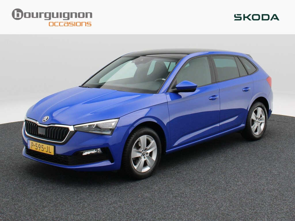 Skoda Scala 1.0 TSi 110 Pk Sport Business | Parkeersensoren | Adaptive Cruise | Panorama dak | Climatronic | Navigatie | Carplay | 16 Inch | 97.324 Km !!