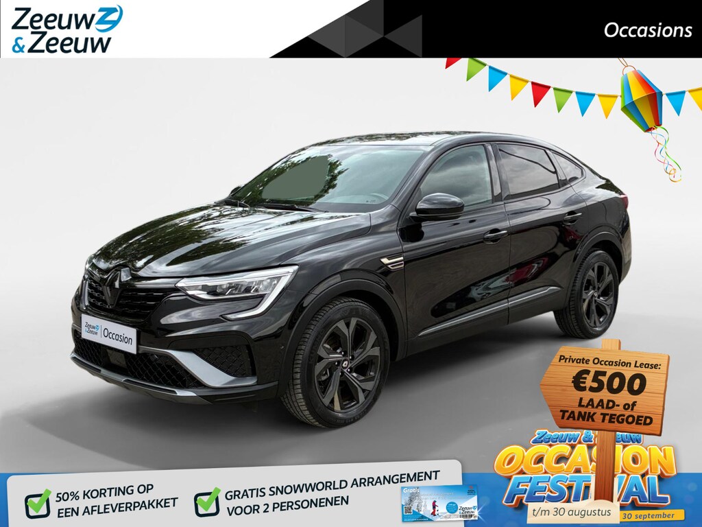 Renault Arkana 1.6 E-Tech Hybrid 145 R.S. Line | Carplay | Camera | Adaptive Cruise Control | Climate Control | Leder en Alcantara