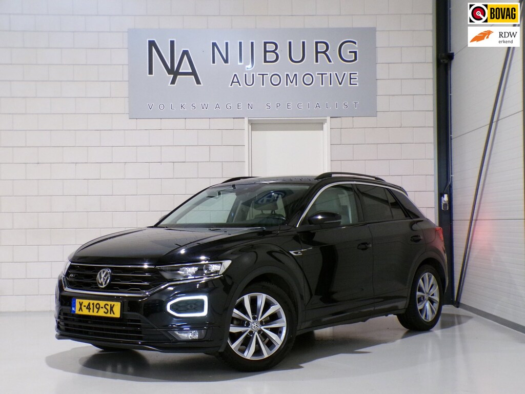 Volkswagen T-Roc 1.0 TSI R-Line Sport Apple-Carplay Full-LED Stoelverwarming Leer Parkeersensoren Adaptive-cruise Android-Auto