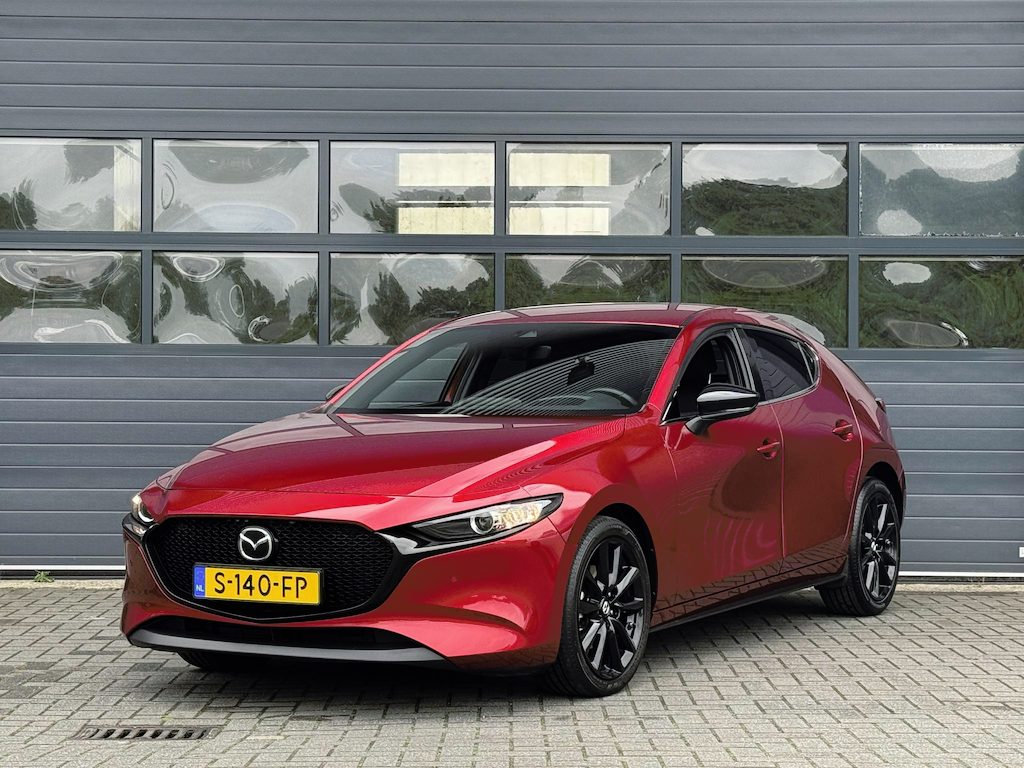Mazda 3 2.0 E-SKYACTIV-G M HYBRID 150 HOMURA I AUTOMAAT I P-CAMERA I ADAPTIVE CRUISE CONTROL I STOELVERWARMING