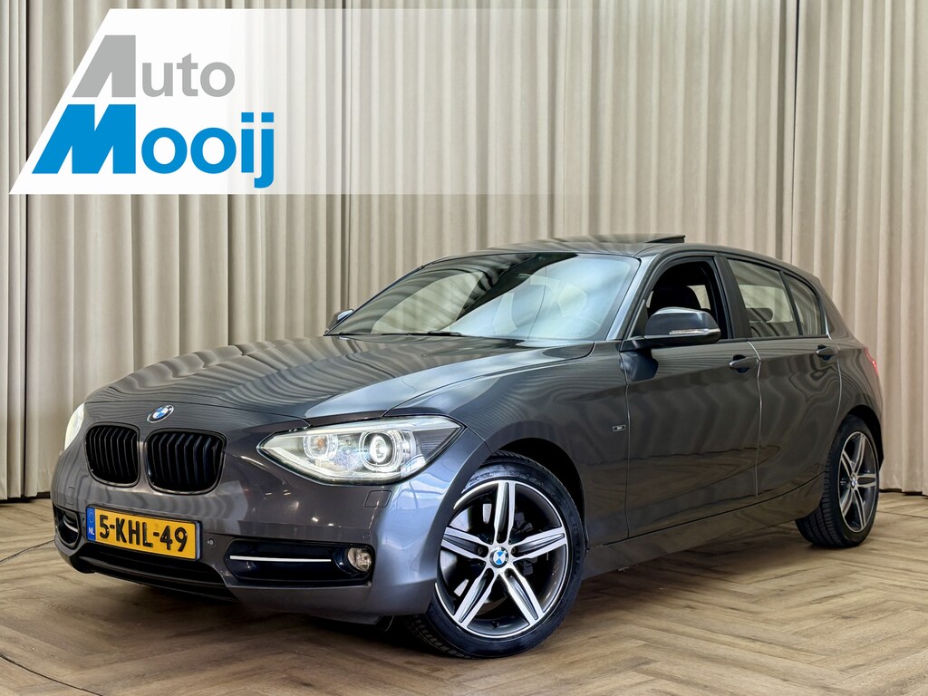 BMW 1-Serie 125i *Sportline* Leder / Schuif/Kanteldak / Navi Pro / Keyless / Stoelverwarming / M-sport uitlaat / 17"LMV