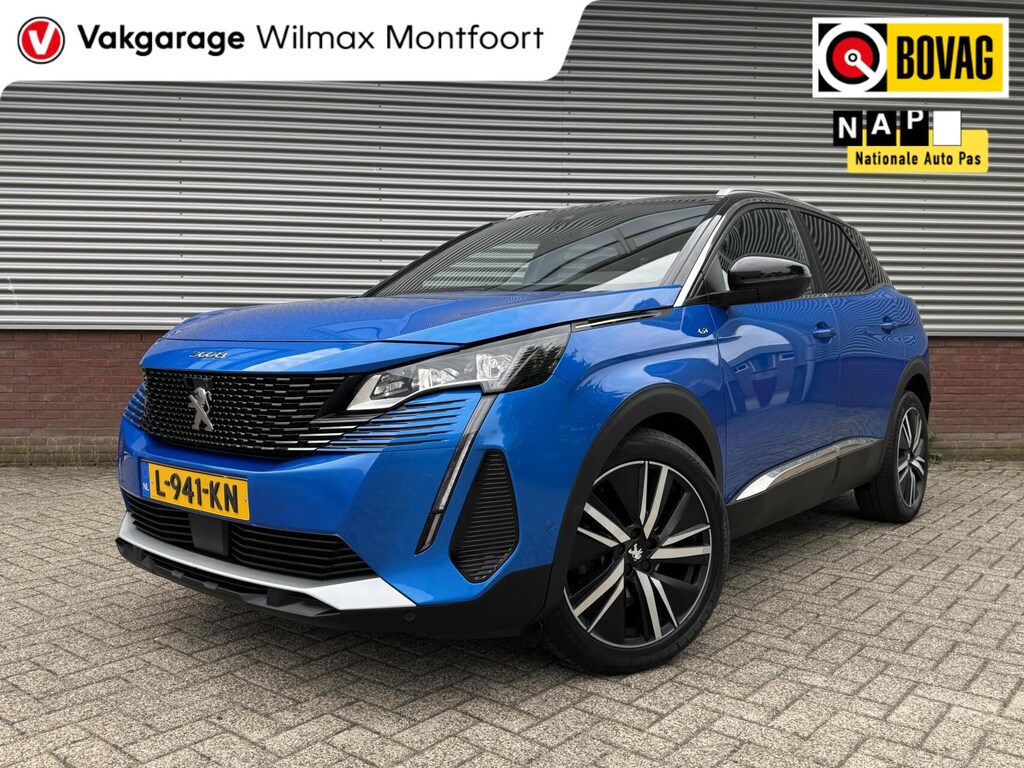 Peugeot 3008 PureTech Blue Lease GT|PANO|Focal|Alcantara/leder|Camera V+A|Elek.stoel.|Adap.Cruise|