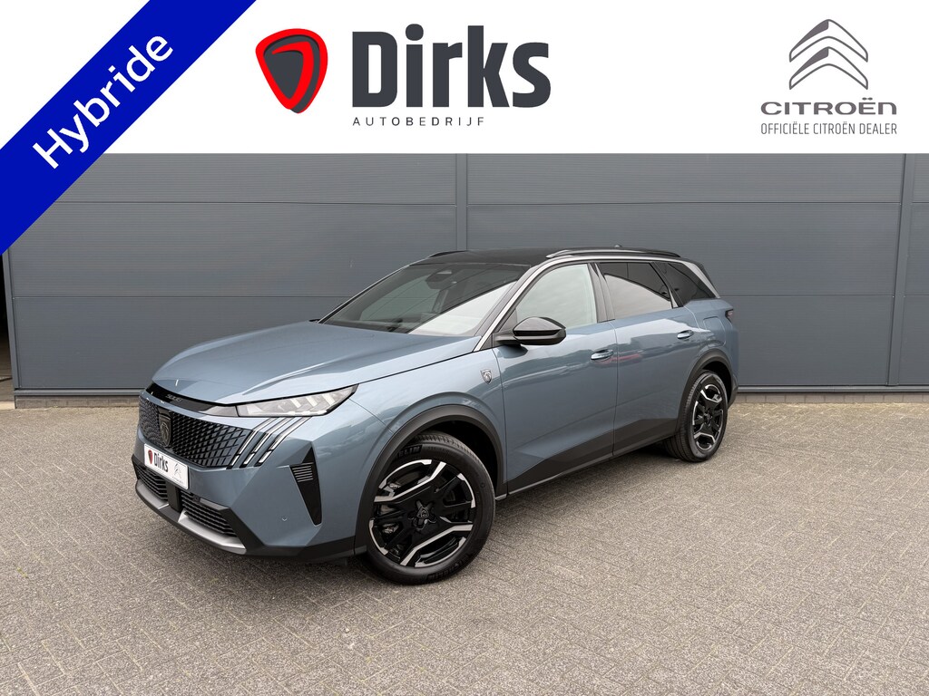 Peugeot 5008 225pk Plug-in Hybrid GT (Elektrische Klep - AGR stoelen incl verwarming/massage/geheugen - Adaptieve Cruise Controle - Keyless Entry - LED - 7 pers. - Parkeersensoren V+A - Camera)