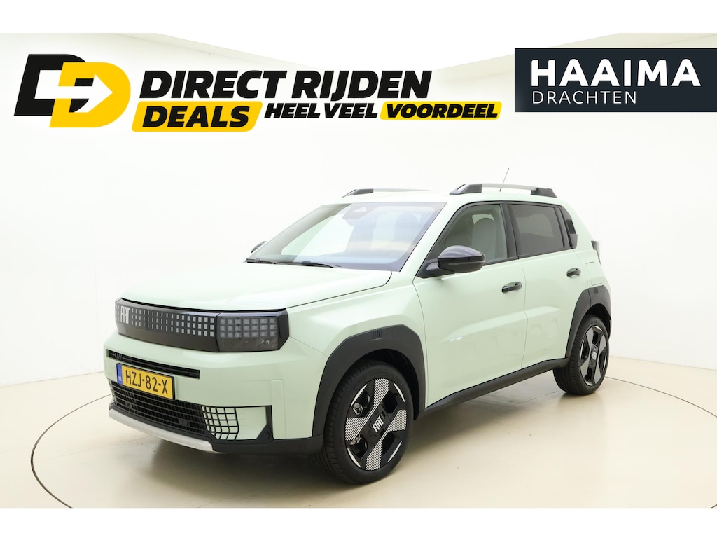 Fiat Grande Panda La Prima 11 kW 44 kWh | €4.000,- DEMO VOORDEEL! | Navigatie | Stoel & Stuurverwarming | Camera | Dakrails | Extra getint glas | Hoge instap | Nieuw model