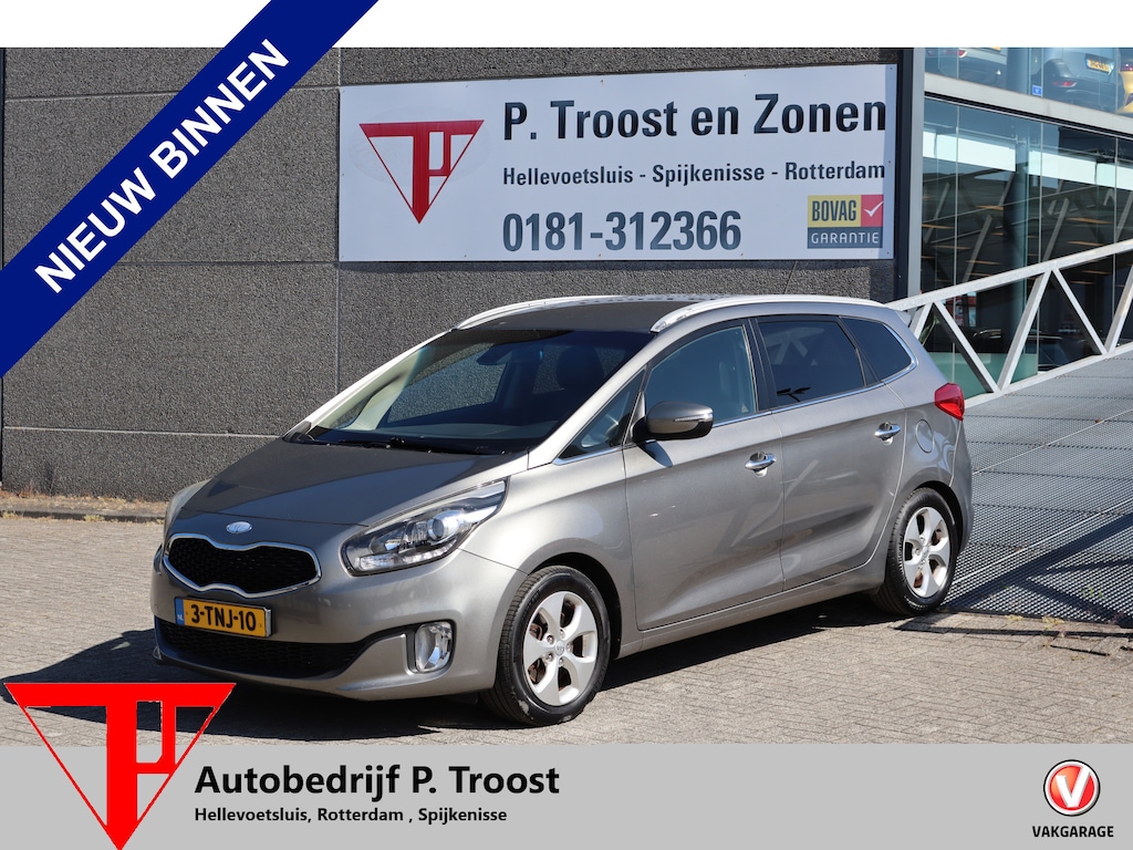 Kia Carens 1.6 GDi Super Pack 7 Zits/Achteruitrijcamera/Navigatie/Stoel en Stuurverwarming/Parkeersensoren/Climate control/Bluetooth/Lederen interieur