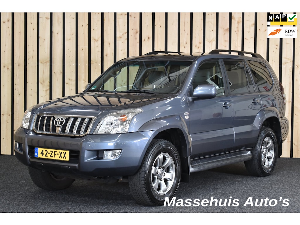 Toyota Land Cruiser 3.0 D-4D SX Edition 202dkm 1e eig. Trekhaak 4WD Automaat Geel kenteken Nwe APK