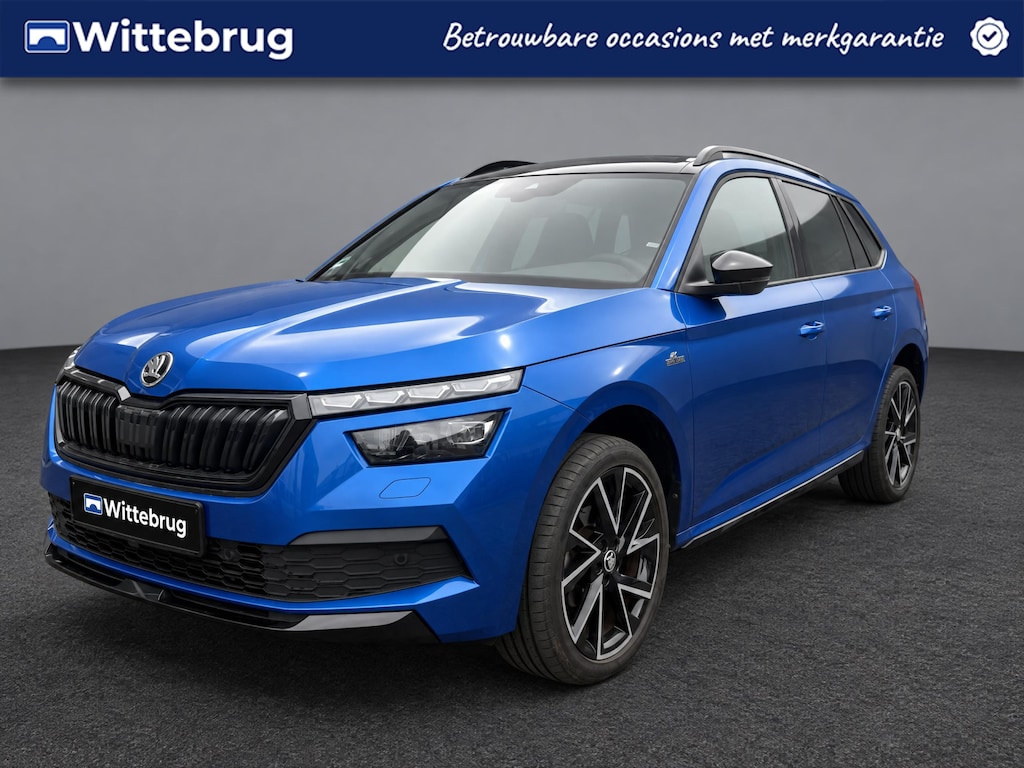Skoda Kamiq 1.5 TSI Monte Carlo DSG Automaat Panoramadak / 18" LM velgen / App-connect / Sportstoelen / Parkeersensoren HAL