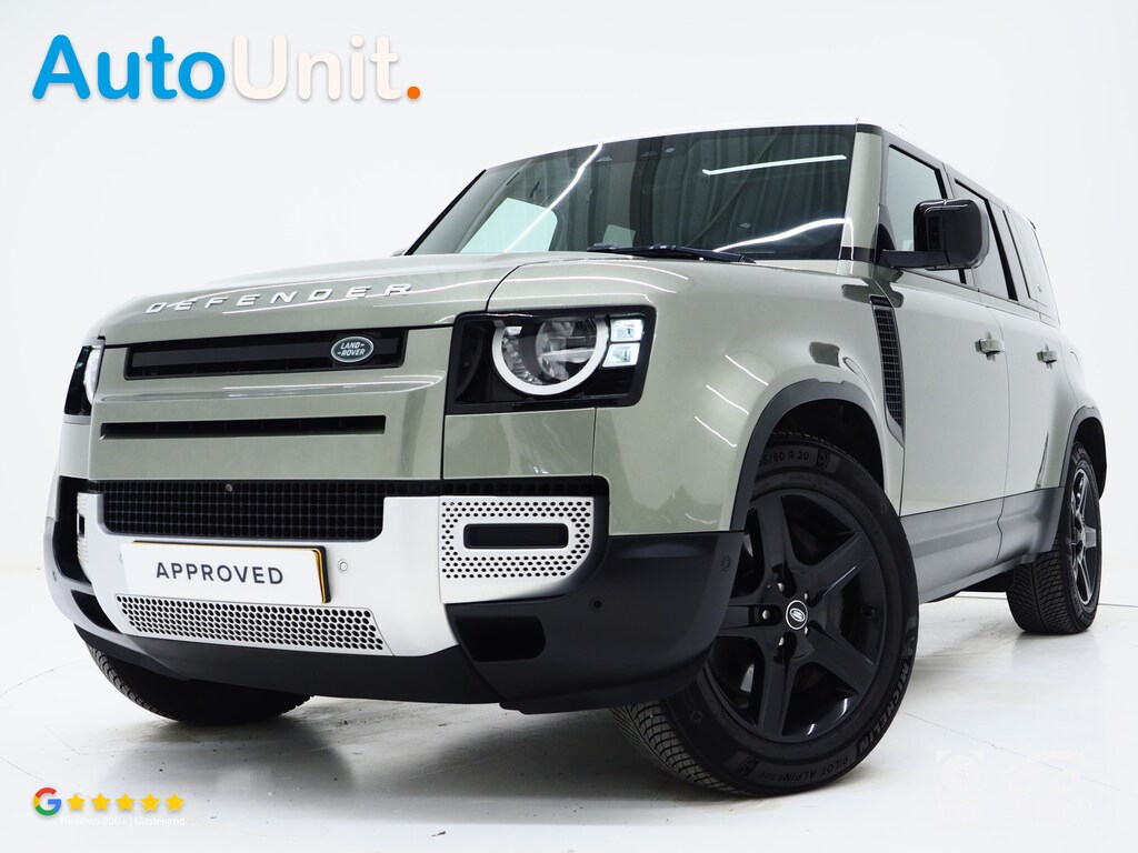 Land Rover Defender 110 2.0 P400e | NL Auto | Panoramadak | Trekhaak | 360 | Keyless | Adaptive Cruise | Leder | Carplay