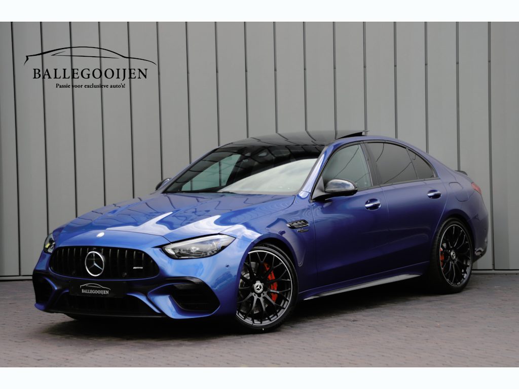 Mercedes-Benz C-klasse AMG 63 S E Performance | 680PK | Head-up | Carbon int+ext | Schaalstoelen | Burmester | AMG Drivers-package | Keyless | 2023.