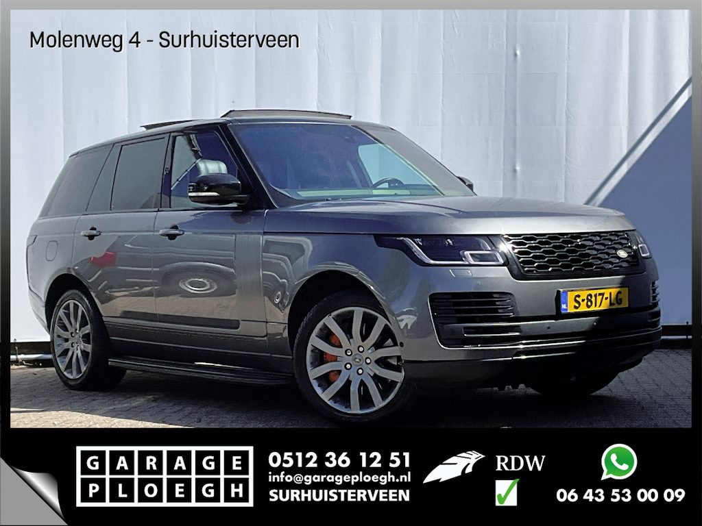 Land Rover Range Rover P400e Vogue Pano Meridian Memory Leer Luchtvering 360° Dealer-Serviced! PHEV