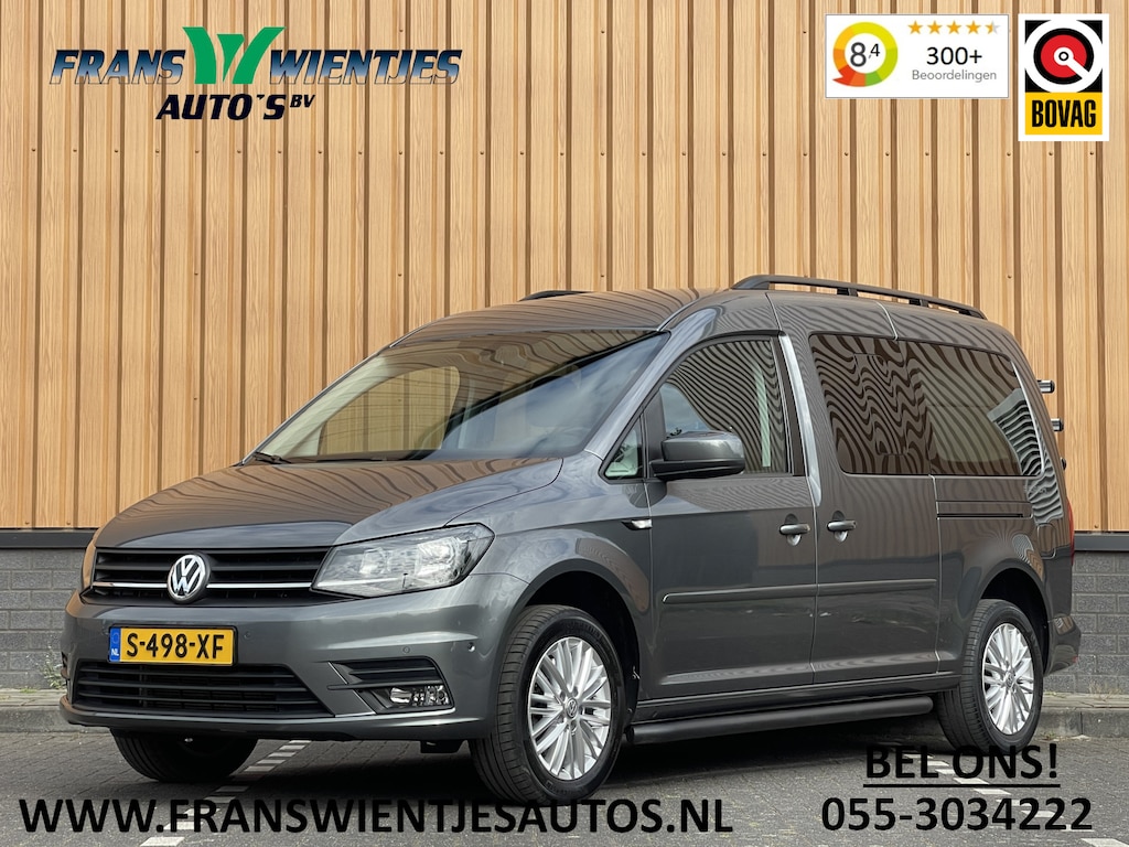 Volkswagen Caddy | Beach | Parkeersensoren | Stoelverwarming | Navigatie | 5 Persoons | Airconditioning | Fietsendrager | Lichtmetaal 16'' |