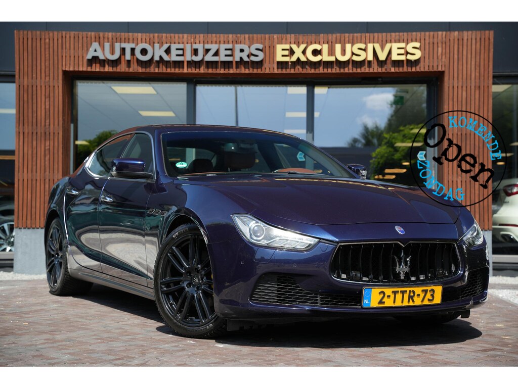 Maserati Ghibli 3.0 V6 D Luxe Leder Stoelvent. Navi Memory Metallic Camera 20”LM