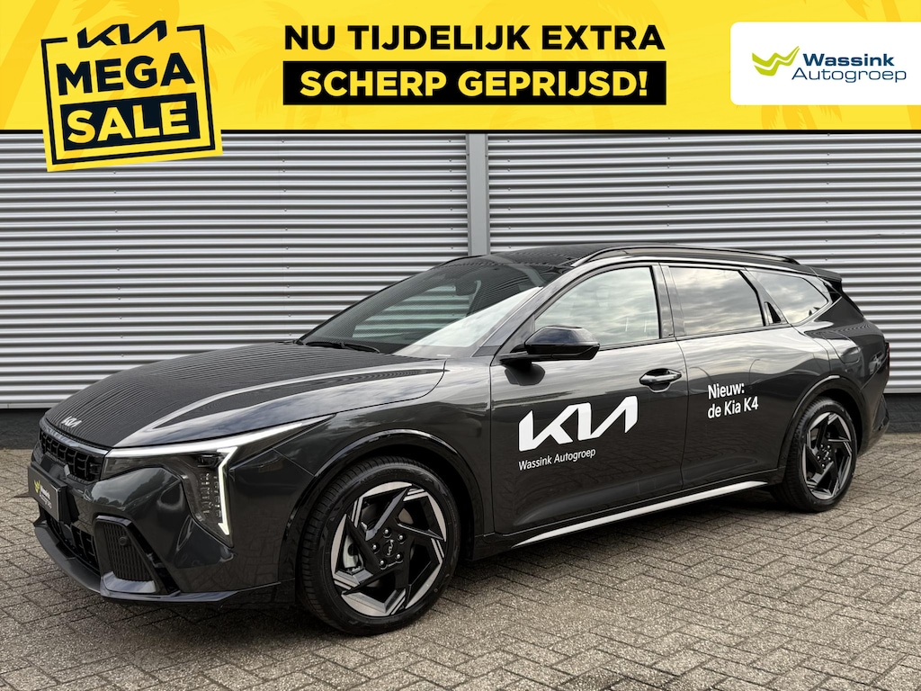 Kia K4 Sportswagon 1.0 T-GDi MHEV GT-Line Launch Edition (pano) | Zwarte Logo's | Schuif/Kanteldak | Stoel/Stuurwielverwarming | Adaptive Cruise Control |