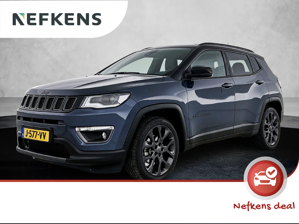 Jeep Compass 1.3 S 150pk Automaat | Trekhaak | Elektrisch Verstelbare Bestuurdersstoel | Navigatie | Elektrische Klep | Climate Control | 19"LMV | Stuur-/Stoelverwarming |