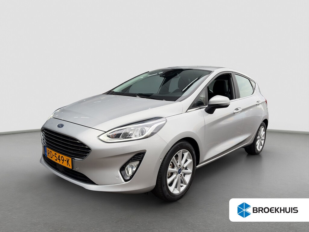 Ford Fiesta 1.0 100pk EcoBoost Titanium | Camera | Adaptive cruise controle | B&O Audio | Voorruitverwarming | Carplay | Parkeersensoren voor en achter | Navigatie | Climate controle