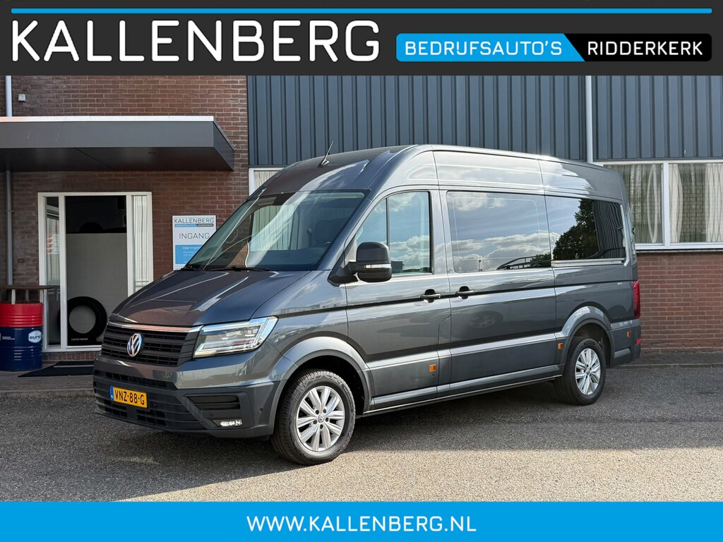 Volkswagen Crafter 35 2.0 TDI L3H3 DC / 6 pers / AUTOMAAT / Trekhaak / Camera