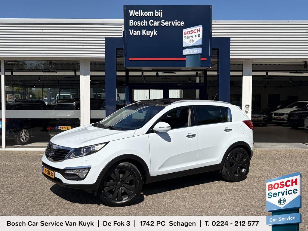 Kia Sportage 2.0 X-clusive / Automaat / NL-Auto / Vol-Leder / Open-Panodak / Stoelverwarming V+A / Cruise-Control / Climate-Control / Keyless / Radio-Bluetooth / Navi / LMV 18'' / ENZ.