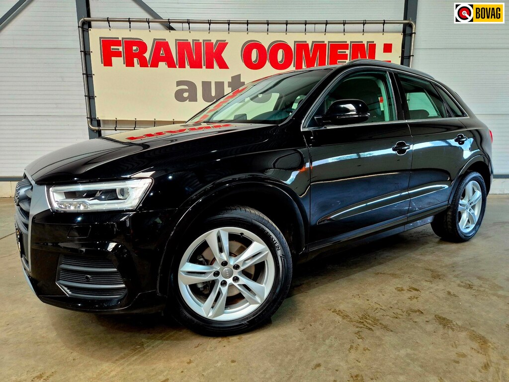 Audi Q3 1.4 TFSI 125PK Sport + OH historie|Trekhaak|LED|Keyless|Leder-alcantara|Navi|Climate|Cruise|PDC|18"LMV