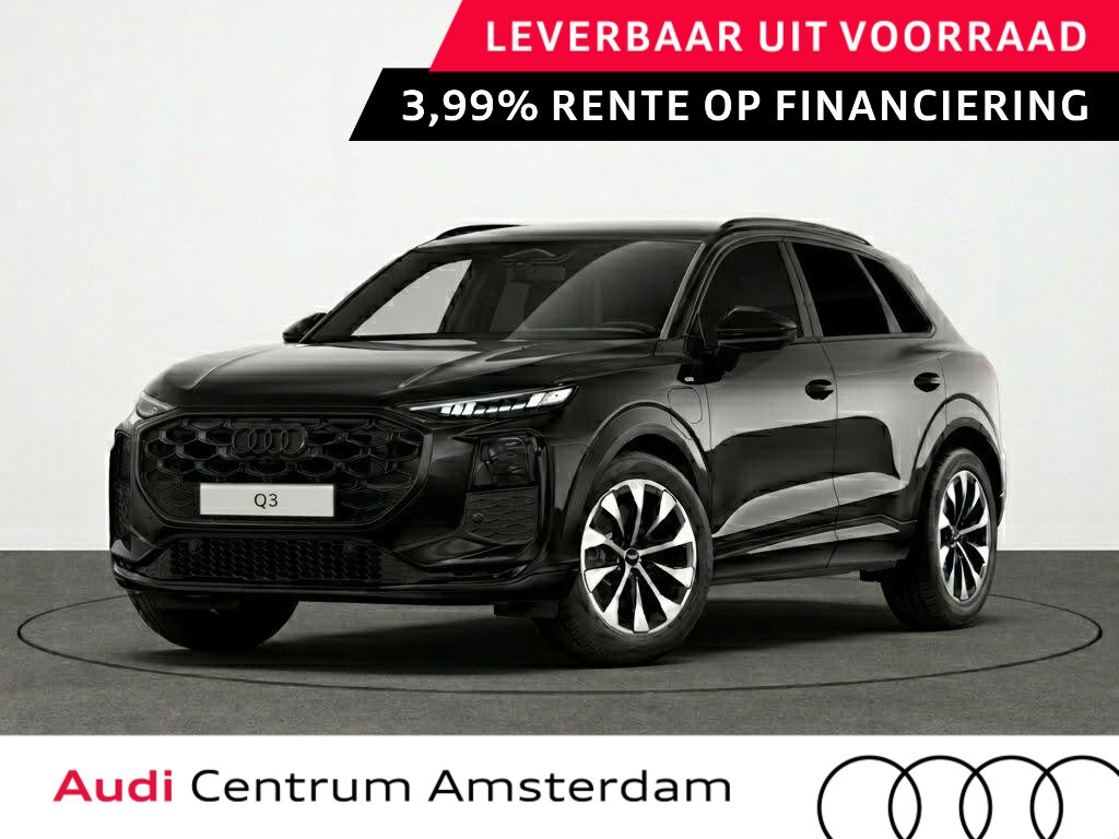 Audi Q3 S edition e-hybrid 272 pk | Techniekpakket plus | Panorama-glasdak | Optiekpakket zwart-glanzend | Trekhaak mech. zwenkbaar |