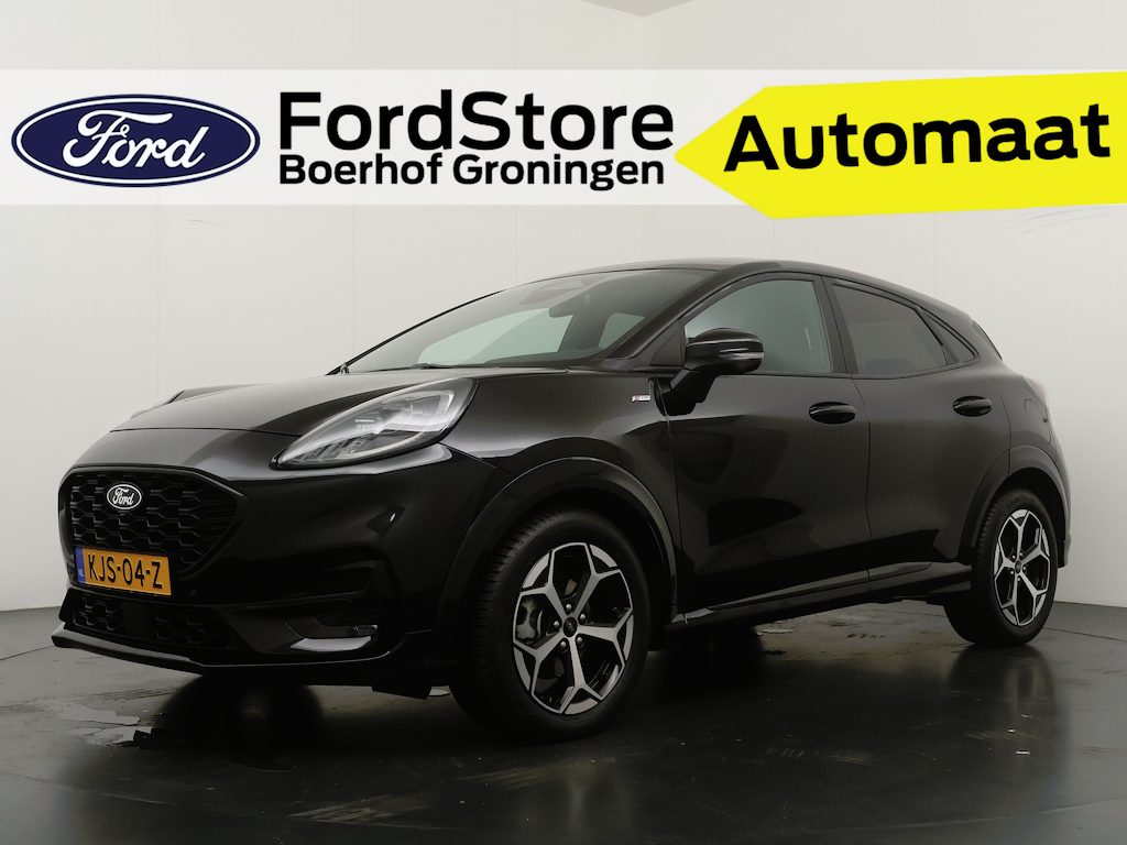 Ford Puma EcoBoost Hybrid 125 pk ST-Line | Trekhaak | Winter Pack | Pano | 360° Camera | Matrix LED | Adapt. Cruise | El. a. klep