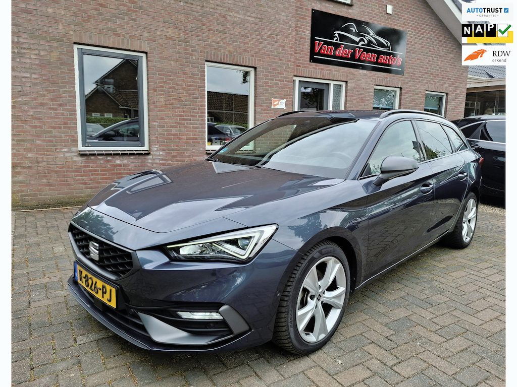 SEAT Leon Sportstourer 1.5 eTSI FR Launch Edition. 1ste eigenaar. In nieuwstaat! O.a. carplay, virtual dashboard, pdv, navi.