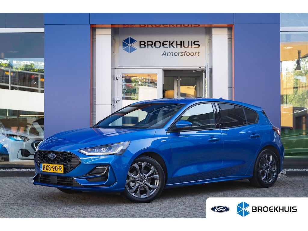 Ford Focus 1.0 EcoBoost Hybrid ST Line | Apple Carplay/Android Auto | adaptief Cruise control | Achteruitrijcamera | Dodehoek detectie | Parkeersensor Voor/Achter | | Achteruitrijcamera | Apple Carplay/Android Auto|telefoonintegratie premium | Cruise control