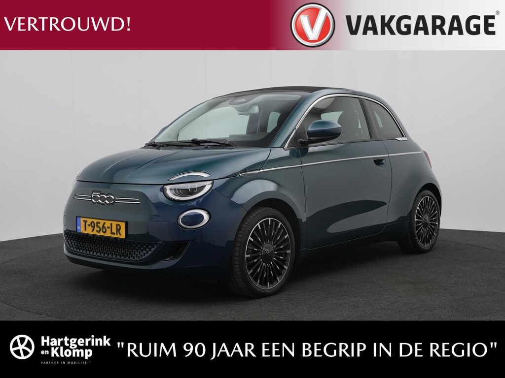 Fiat 500e C La Prima automaat 42 kWh | Cruise Control | CarPlay | Navigatie | Parkeersensoren | Achteruitrijcamera | Stoelverwarming | LED verlichting - 16% bijtelling tot 12-2027