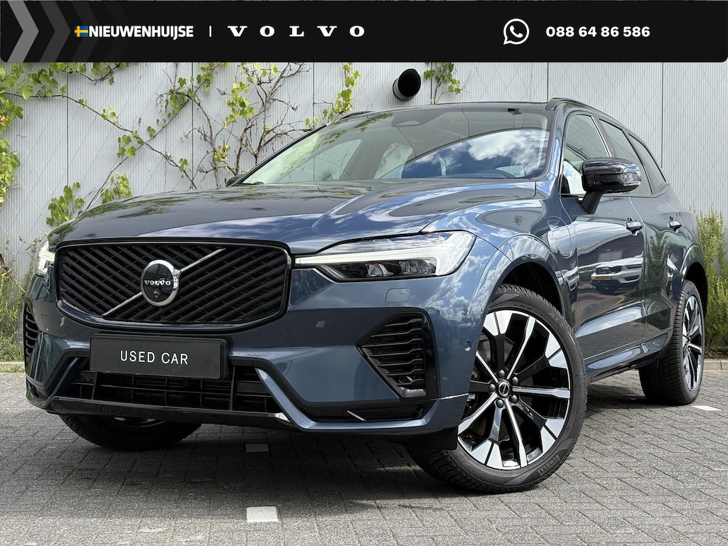 Volvo XC60 2.0 T6 Plug-in Hybrid AWD Ultra Dark | Facelift | Luchtvering | 360 Graden Camera | Trekhaak | Harman Kardon Audio | Panoramadak | Head-up Display | Keyless Entry | Elektrische Achterklep | Apple Carplay | Android Auto | Navigatie