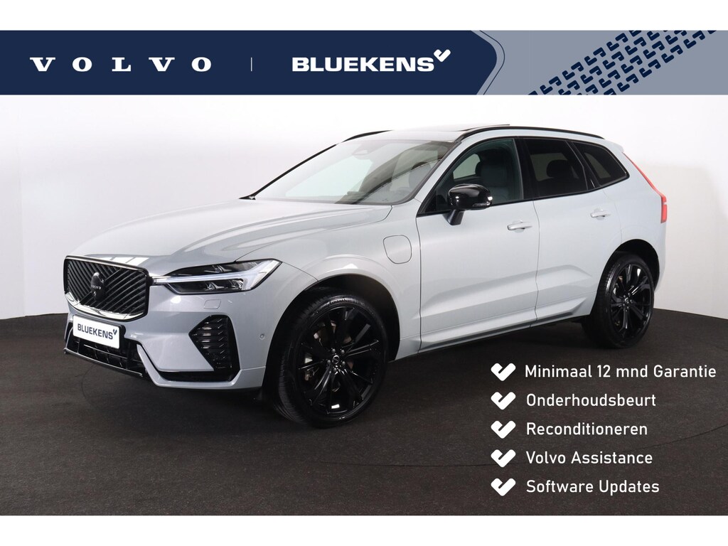 Volvo XC60 T6 Recharge AWD Plus Black Edition - Panorama/schuifdak - IntelliSafe Assist & Surround - 360º Camera - Harman/Kardon audio - Adaptieve LED koplampen - Verwarmde voorstoelen, stuur & achterbank - Parkeersensoren voor & achter - Elektr. bedienb. voorstoelen met geheugen - Head up display - Draadloze tel. lader - Extra getint glas - 21' LMV
