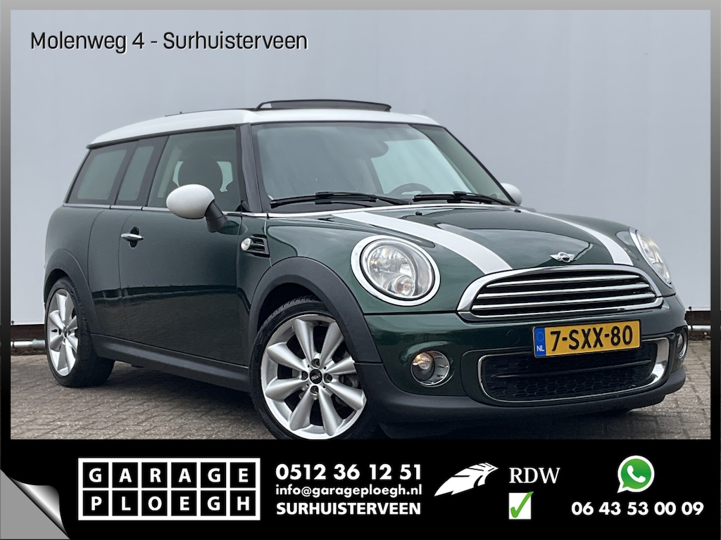 MINI Clubman Mini 1.6 One D Pano.dak Navi Clima Cruise Holland Street