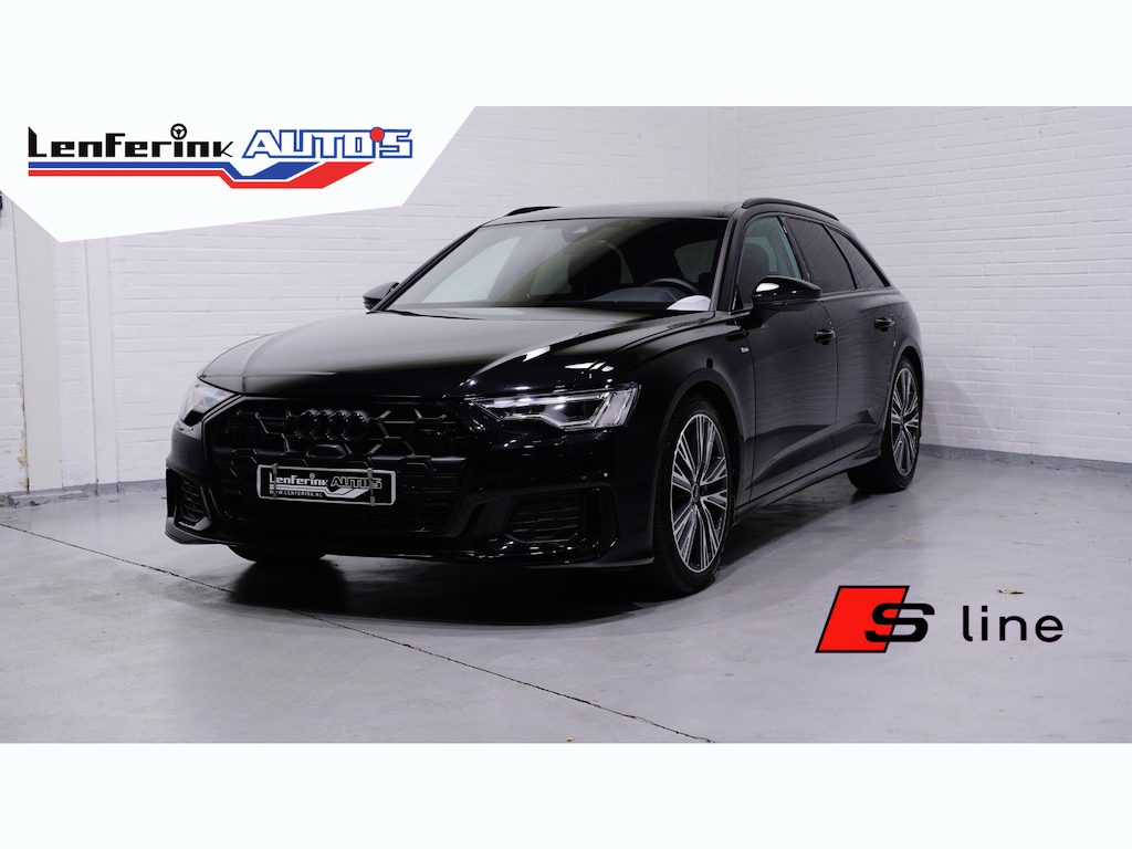Audi A6 Avant 50 TFSI e 299 pk Quattro S Line Panodak, Trekhaak SOH 94% Matrix LED Koplampen, Shadow Look Plus, Adapt. Cruise Control