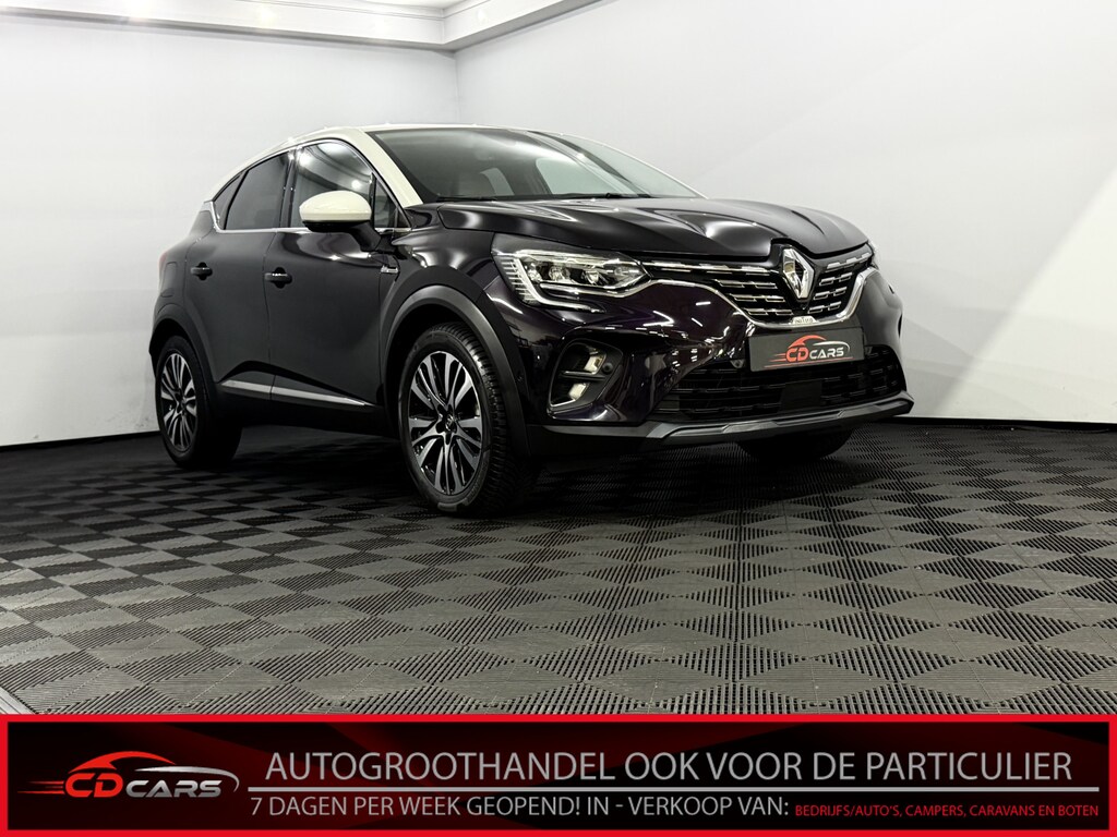 Renault Captur 1.3 TCe 155 Initiale Paris 360 Camera, Half leder, Navi, Keyless start, Rijstrook correctie, Cruise control, Virtual desk, Stoelverwarming .