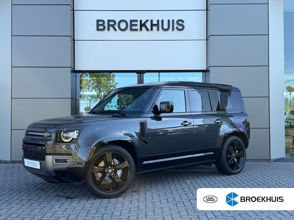 Land Rover Defender 110 P300e X-Dynamic HSE | 22 Inch | El. trekhaak | Pano | Meridian | Koelbox | Stoelkoeling | Windsor leder