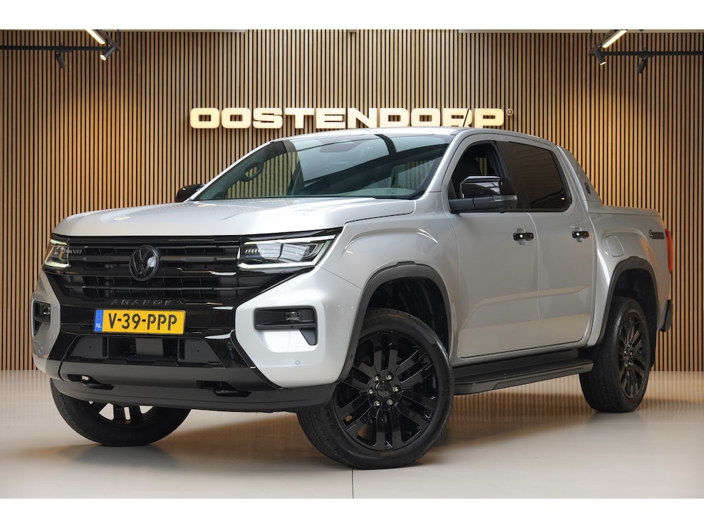 Volkswagen Amarok 3.0TDI/240pk 4Motion Plus Cab Aventura BLACKSTYLE (2 persoons/ grijs kenteken)|2023|Leer|Trekhaak|360 Camera|Virtual Cockpit|Blindspot|21"Blackstyle|IQ LED|PDC|Harman/Kardon|Cruise+ACC