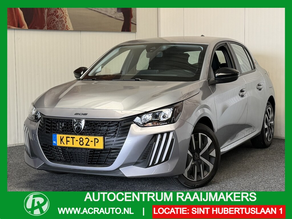 Peugeot 208 1.2 STYLE 100PK MODEL 2025 NAVIGATIE CRUISE CONTROL APPLE CARPLAY/ANDROID AIRCO  BLUETOOTH TELEFOON RIJSTROOKSENSOREN PDC ZEER MOOI !!