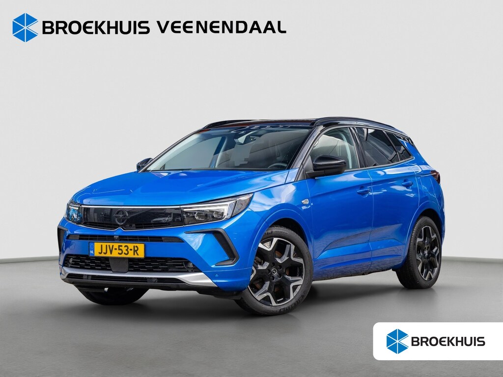 Opel Grandland 1.6 Turbo Plug-In Hybrid Ultimate | Trekhaak | Matrix LED | Nachtzicht | 360 Camera | Stoel ventilatie | Cruise adaptief | Full optie! | Apple Carplay/Android Auto|telefoonintegratie premium | Cruise control adaptief met Stop&Go | Elektrisch verstelbare bestuurdersstoel