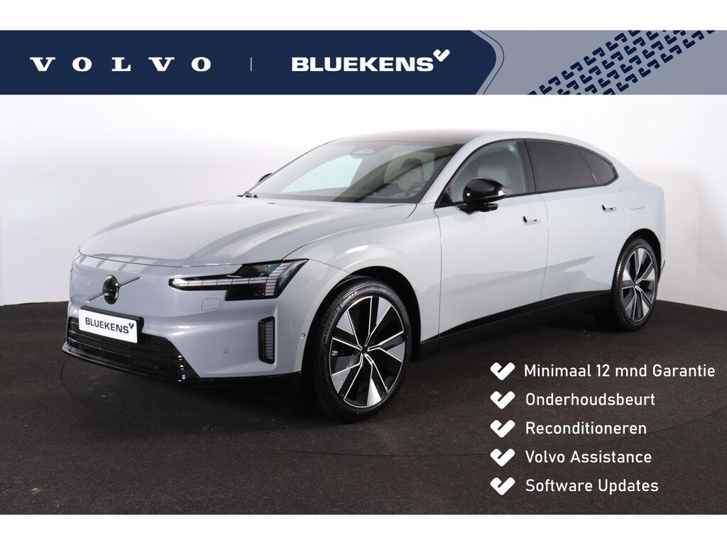Volvo ES90 Single Motor Plus Launch Edition 92 kWh - Pilot Assist - Elektrochromatisch panoramadak - Adaptive Cruise Control - Bose Premium sound - Grafisch Head-up Display - Elektrisch verstelbare voorstoelen - Stoelverwarming & -koeling - Verwarmbaar stuurwiel - Lederlook bekleed dashboard - 360 graden camera's met 3D view - 21 inch velgen