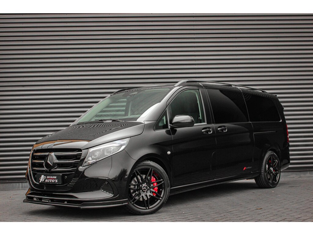 Mercedes-Benz Vito 119 CDI L3 SPORT DUBBEL CABINE / DC / BPM VRIJ / FULL BLACK / 2X SCHUIFDEUREN / AMG / VERLAAGD / APPLE CARPLAY
