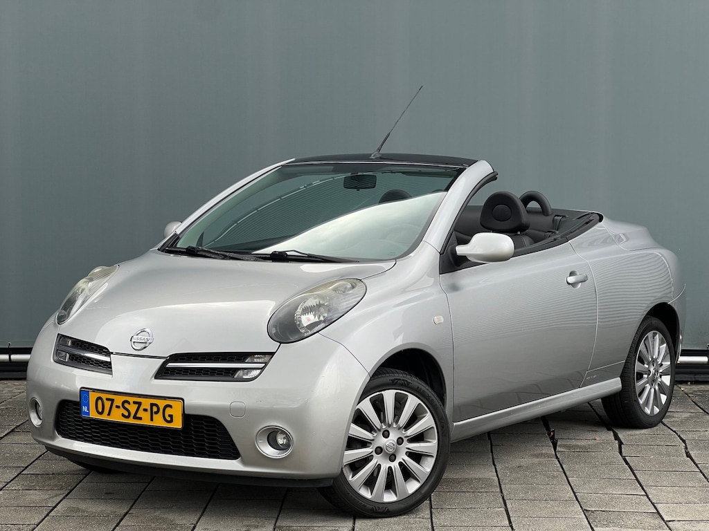 Nissan Micra C+C BWJ 2006 | 1.6 111PK Tekna Plus | CLIMA | LEDER/STOF | STOELVERW | RADIO/CD | LICHTMETAAL |