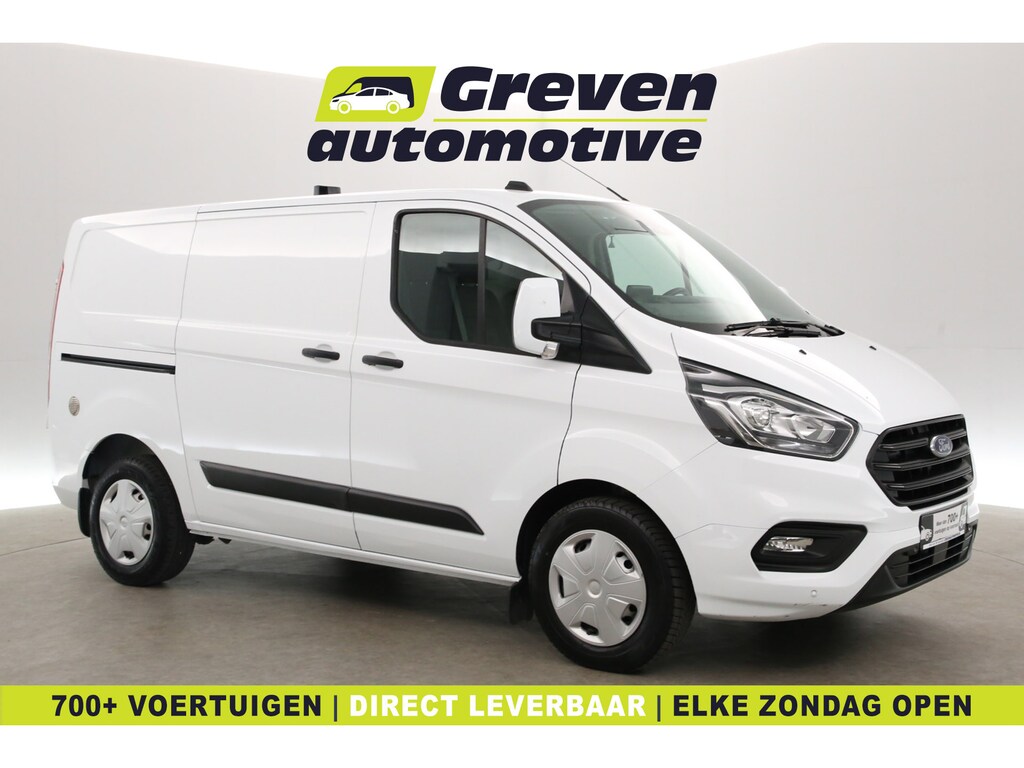Ford Transit Custom 2.0 Ecoblue L1H1 | Aut. | Airco | Cruise | Camera | 3 Zits | Carplay | Trekhaak | 2xSchuifdeur