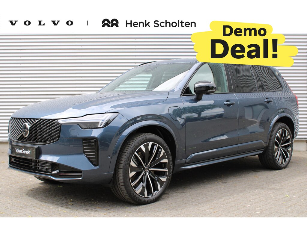 Volvo XC90 2.0 T8 Plug-in hybrid AWD Ultra Dark SOH-waarde 100%| Demo Deal | Lichtmetalen Velgen 21" | Nordico Microtech Cardamom | Harman/Krdon Geluidsinstalatie|  Elektrisch Glazen Panorama-Dak | Elektrisch Verstelb. Bestuurdersstoel Met Geheugen | Stoelen Voor/Achter + Stuurwiel Verwaremd | Head-Up Display | Google Navigatiesysteem | 360 Graden Camera |
