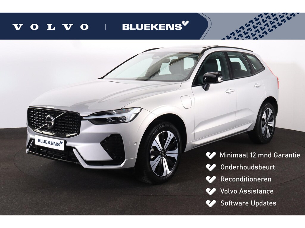 Volvo XC60 T6 Recharge AWD Plus Dark - Panorama/schuifdak - IntelliSafe Assist & Surround - 360º Camera - Verwarmde voorstoelen, stuur & achterbank - Parkeersensoren voor & achter - Elektr. bedienb. voorstoelen met geheugen - Draadloze tel. lader - Inklapbare trekhaak - 19' LMV