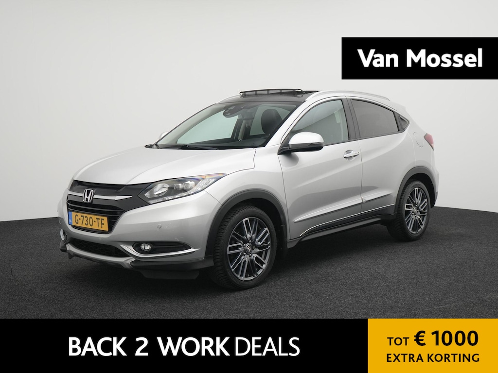 Honda HR-V 1.5 i-VTEC Executive AUTOMAAT  | PANORAMADAK | NAVIGATIE | CAMERA | CLIMA | STOELVERWARMING | LMV | DAB | HALF-LEER | PDC | 12 MAANDEN BOVAG GARANTIE |