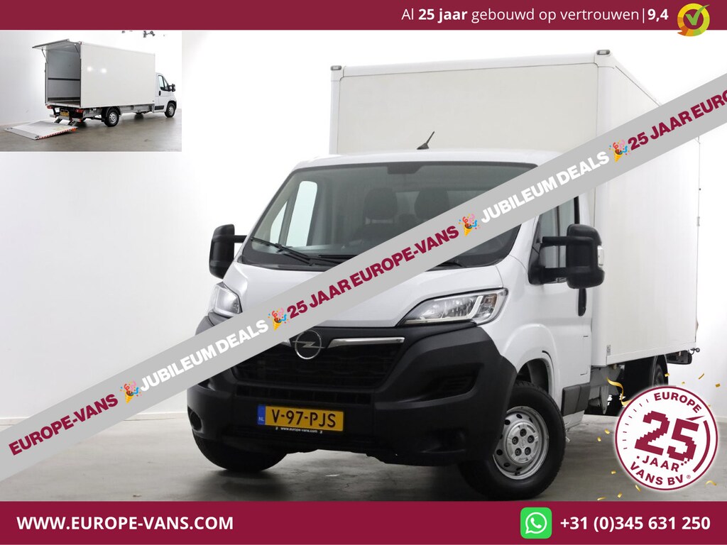 Opel Movano 2.2D 140pk Bakwagen met laadklep 1.060kg laadvermogen 08-2023